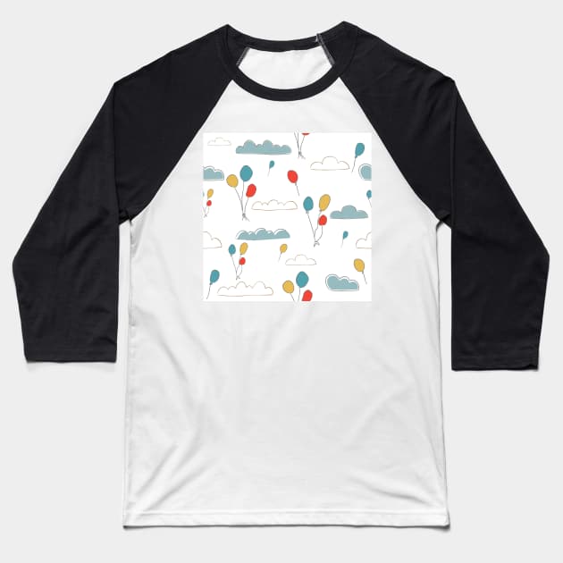 Air Balloons Baseball T-Shirt by Creative Meadows